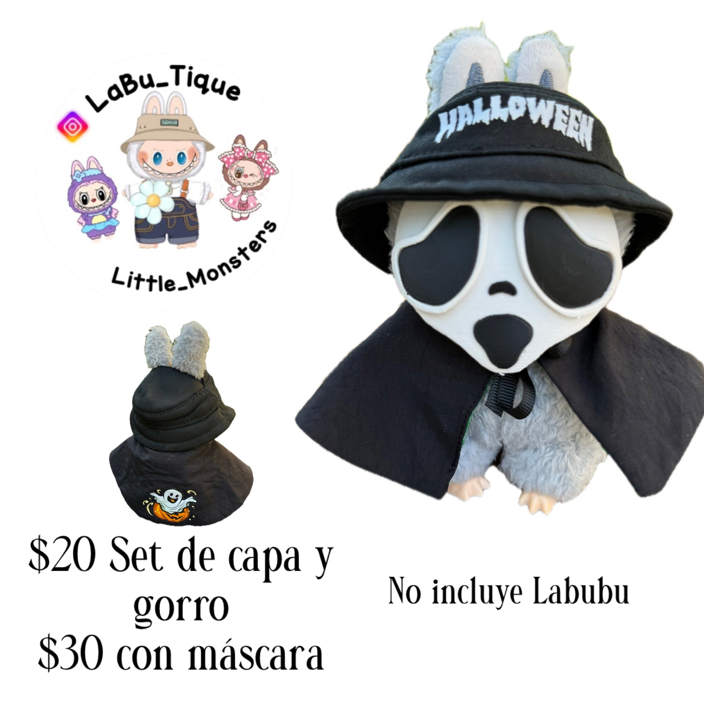 Ropa Labubu (no incluye Labubu)