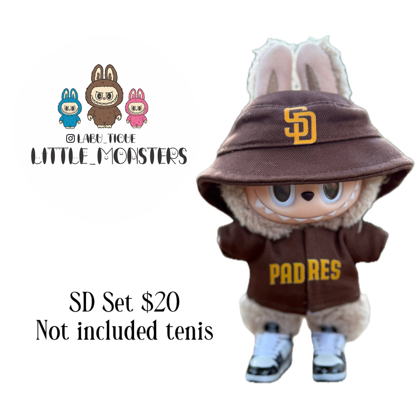 Clothes San Diego SET ( not labubu included)