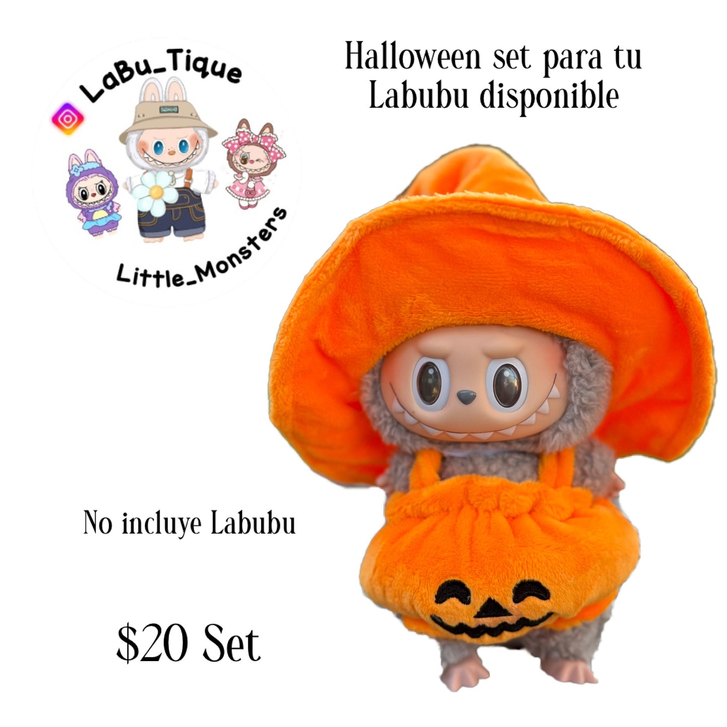 Clothing only – Labubu not included