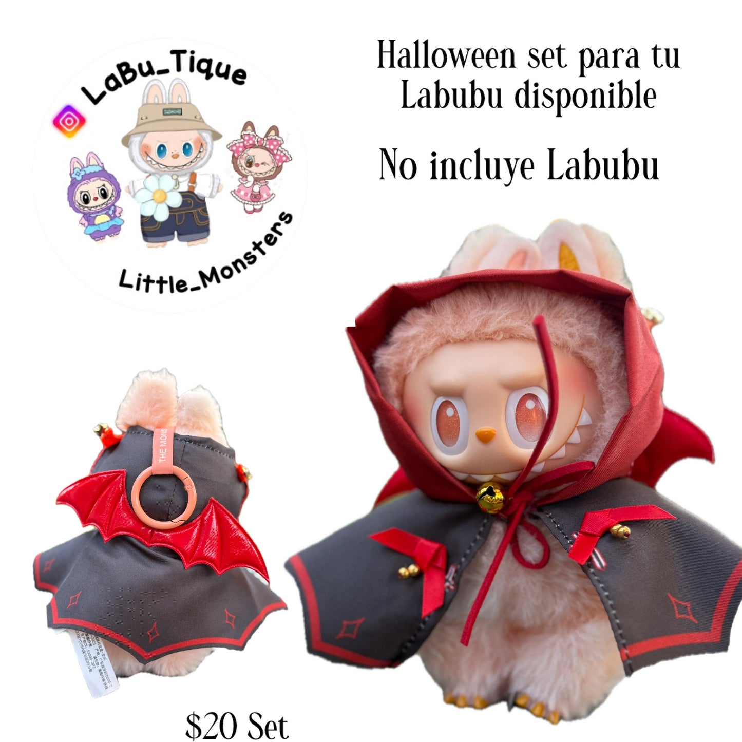 Clothing only – Labubu not included